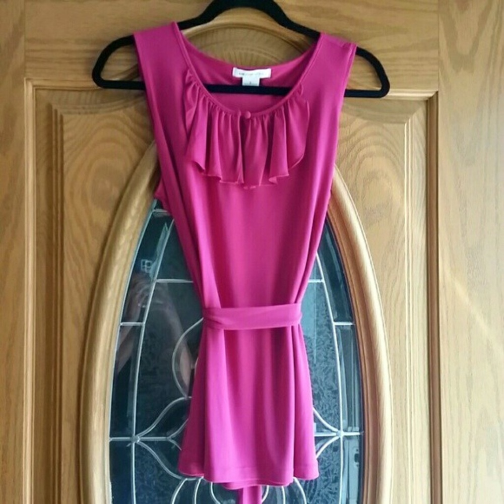 Ruffle tank